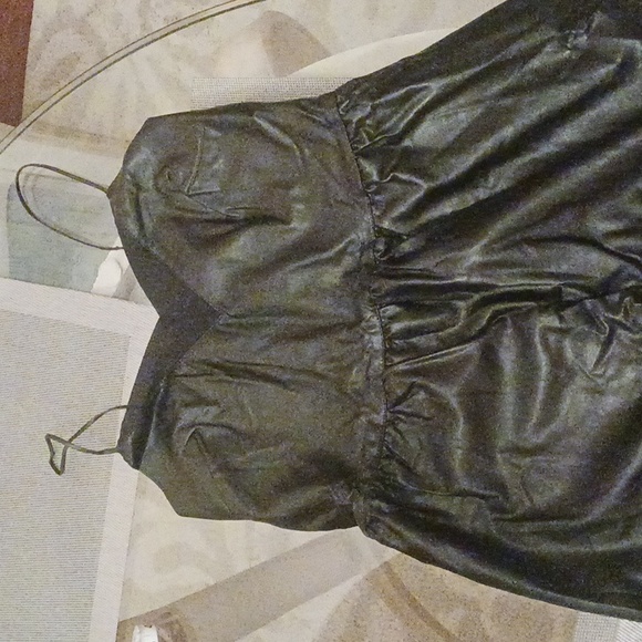 Aurelia Vegan Leather Cami Dress - Picture 5 of 8